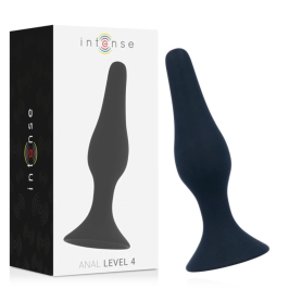 Intense Anal Level 4 Black 15.5 cm - Advanced Silicone Plug