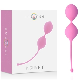 Intense Kisha Fit Silicone Pelvic Floor Trainer Pink 84g 3.5x20cm Intense Kisha Fit Silicone Pelvic Floor Trainer Pink 84g 3.5x20cm