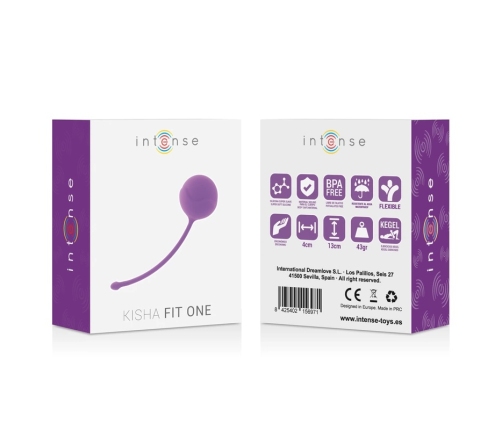 Intense Kisha Fit One Lilac Silicone Pelvic Floor Trainer 4x13cm