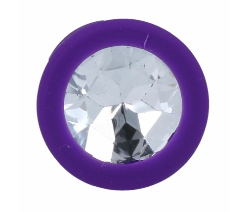 INTENSE Shelki S Lilac - Silicone Plug with Diamond-Style Base, Small