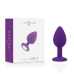 INTENSE Shelki S Lilac - Silicone Plug with Diamond-Style Base, Small