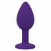 INTENSE Shelki S Lilac - Silicone Plug with Diamond-Style Base, Small