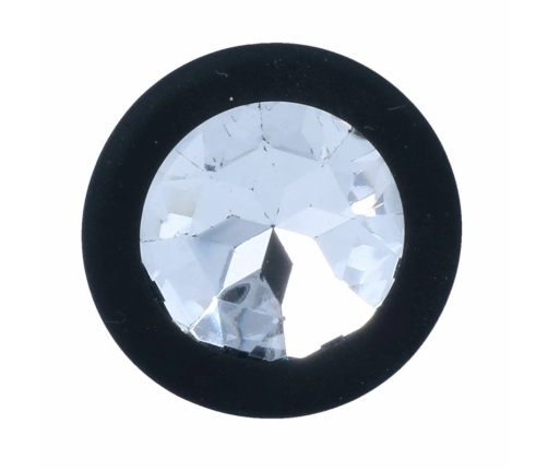 INTENSE SHELKI S Silicone Anal Plug Black 7.2 cm Medical-Grade