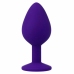 Intense Shelki M Lilac - Medical Silicone Anal Plug with Diamond Base