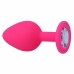 INTENSE Shelki M Silicone Plug Fuchsia 8 cm - Comfort & Elegance