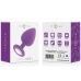 Intense Shelki L Silicone Plug Lilac - Ergonomic Diamond Base, Large Size