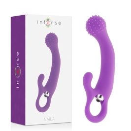 Intense Naila Vibrating Silicone Device Lilac 17.5cm Waterproof Intense Naila Vibrating Silicone Device Lilac 17.5cm Waterproof
