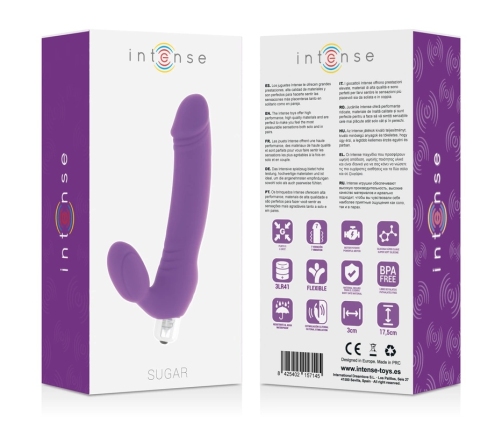 Intense Sugar Seven Vibrating Silicone Device Lilac 17.5cm