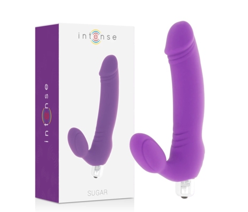 Intense Sugar Seven Vibrating Silicone Device Lilac 17.5cm