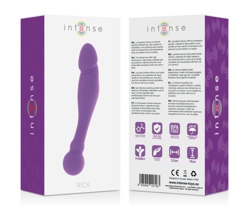 INTENSE Silicone Rick Dual Lilac - Flexible Dual-Ended 18cm Toy