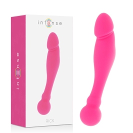 INTENSE Silicone Rick Dual-Sided Pink Flexible Massager 18cm INTENSE Silicone Rick Dual-Sided Pink Flexible Massager 18cm
