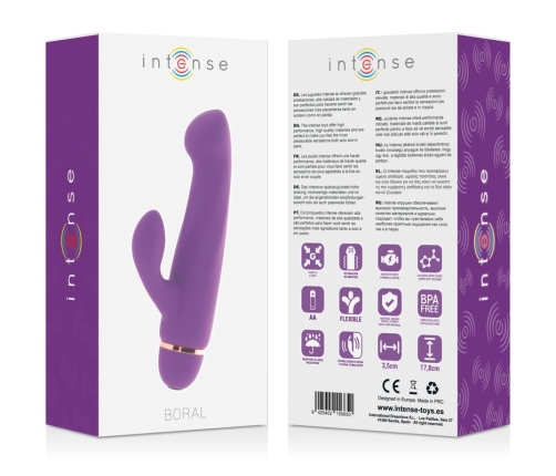 Intense Boral Lilac 20-Speed Silicone Intimate Device Ergonomic