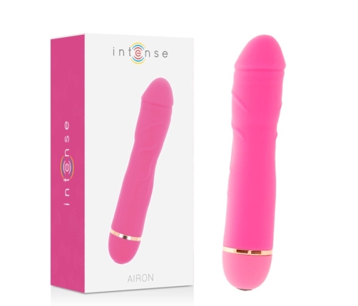 Intense Airon 20-Speed Silicone Intimate Massager Pink 18cm Waterproof