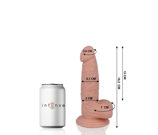 MR INTENSE Model 4 - Anatomical Silicone System, 16.2 cm, Natural Tone