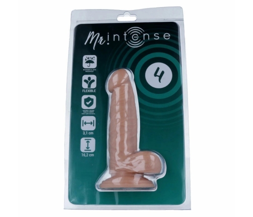 MR INTENSE Model 4 - Anatomical Silicone System, 16.2 cm, Natural Tone