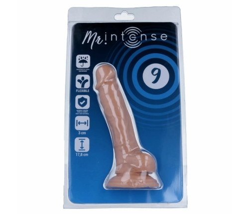 MR INTENSE - 9 PENE REALÍSTICO 17.8 CM -O- 3 CM