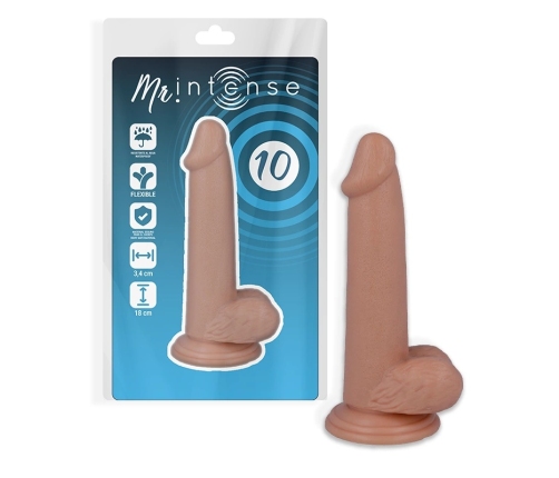 MR INTENSE - 10 PENE REALÍSTICO 18 CM -O- 3.4 CM