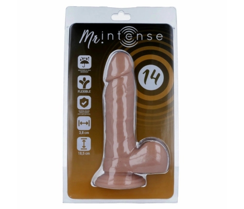 Mr Intense Model 14 Anatomical Intimate Device 18.5cm Natural with Suction Cup