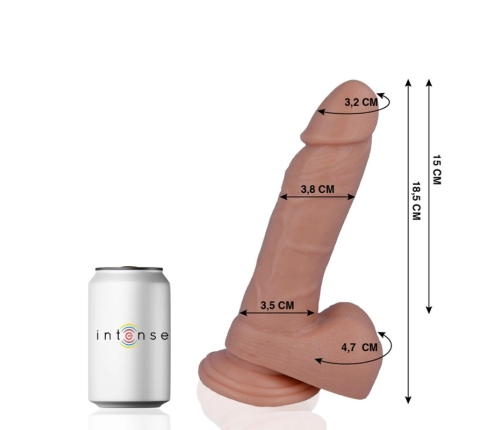 Mr Intense Model 14 Anatomical Intimate Device 18.5cm Natural with Suction Cup
