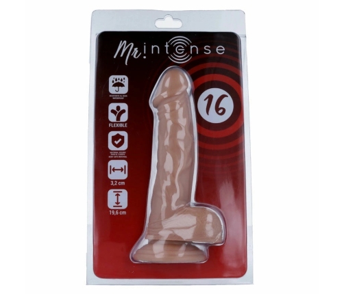 Mr Intense Classic Model 16 - Anatomical Intimate Device 19.6 cm Beige