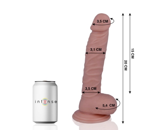 Mr Intense 19 Model, Anatomical Intimate Device, 20 cm, Natural Color