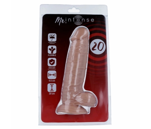 Mr Intense Model 20 Anatomic System 20 cm Natural Colour Suction Base