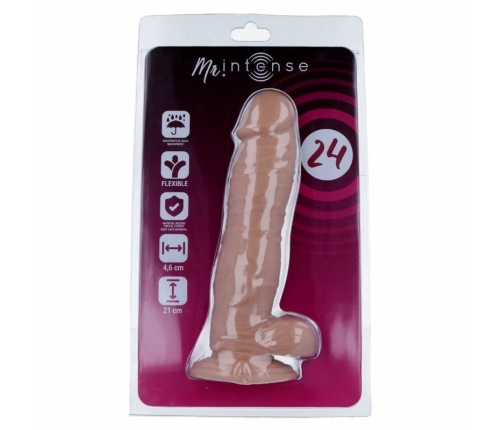MR INTENSE - 24 PENE REALÍSTICO 21 CM -O- 4.6 CM