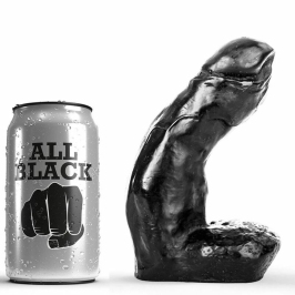 All Black AB41 Compact Model Anatomical Intimate Device 15 cm Black