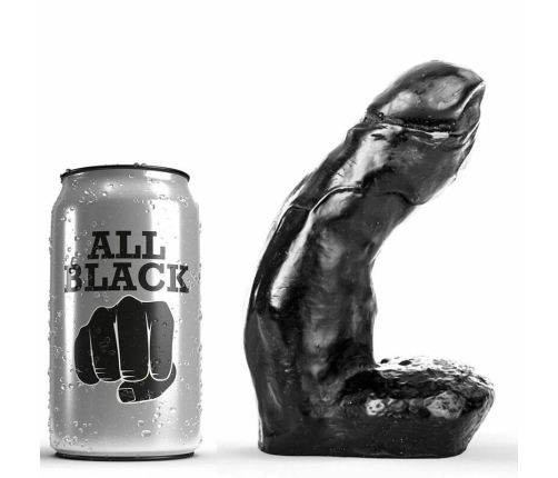 All Black AB41 Compact Model Anatomical Intimate Device 15 cm Black