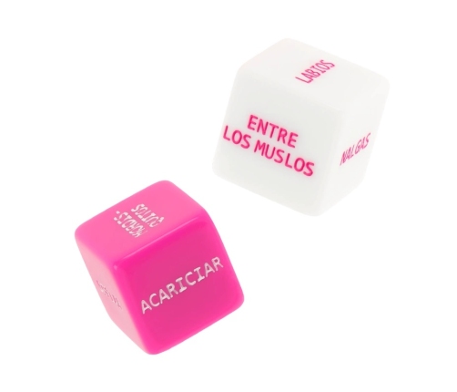 Moressa Dice Game Spanish - Interactive Couple’s Game with Satin Bag