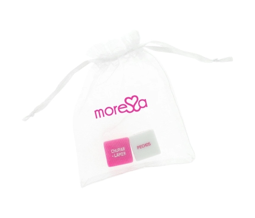 Moressa Dice Game Spanish - Interactive Couple’s Game with Satin Bag