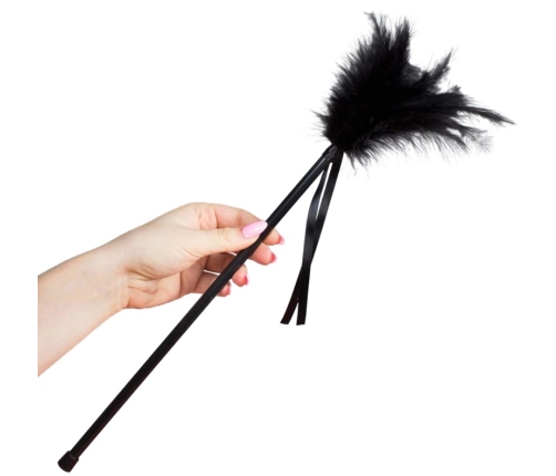 SECRETPLAY - PLUMERO PLUMAS NEGRO 40 CM