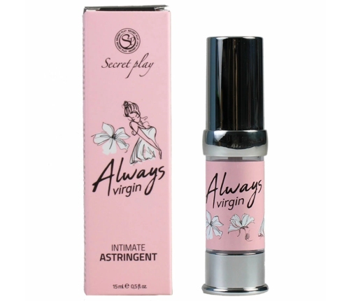 Secret Play Always Virgin Intimate Astringent Gel 15ml Vegan Formula