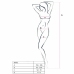 PASSION BS031 Bodystocking Black - Elegant Fishnet One Size