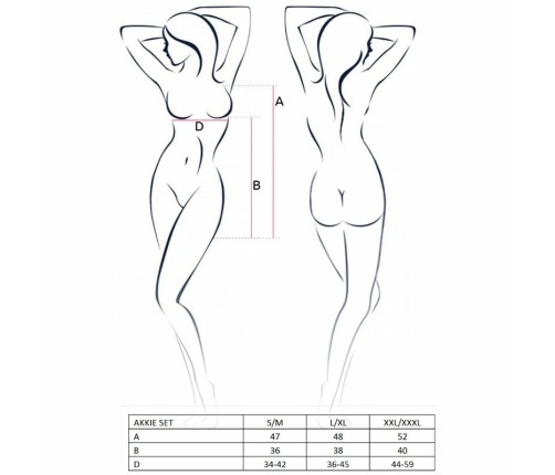 PASSION - WOMAN AKKIE SET DISFRAZ ENFERMERA S/M