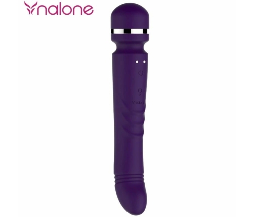 Nalone Yoni Dual-Ended Silicone Massager 230mm, 7 Modes, Purple