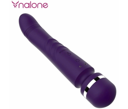 Nalone Yoni Dual-Ended Silicone Massager 230mm, 7 Modes, Purple