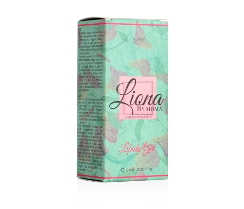 LIONA BY MOMA - VIBRADOR LIQUIDO LIBIDO GEL 6 ML