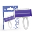 CASUAL LOVE Vibrating Ring Tongue Sleeve Purple - Flexible Wearable Model