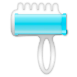 CASUAL LOVE Love Finger Fun Blue - Vibrating Finger Massager TPR Flexible