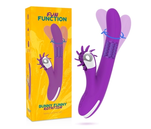 Fun Function Bunny Funny Rotation 2.0 Intimate Machine, 24cm, Pink