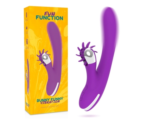 Fun Function Bunny Funny Vibration 2.0 Intimate Wellness Device Pink