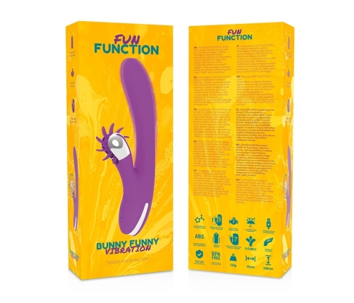 Fun Function Bunny Funny Vibration 2.0 Intimate Wellness Device Pink
