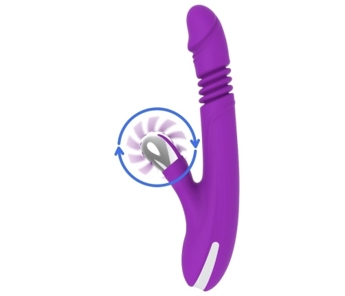 FUN FUNCTION Bunny Funny Up & Down 2.0 Silicone Intimate Device Pink 24cm