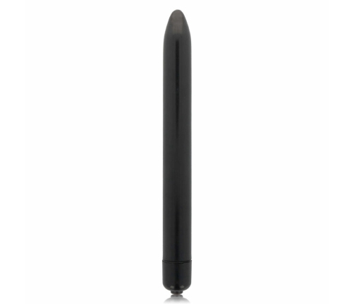 Glossy Brilliant Slim Vibrator Black 165mm - Waterproof ABS Model