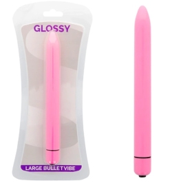 Glossy Slim Deep Rose Vibrator - Waterproof ABS, Compact 165 mm Glossy Slim Deep Rose Vibrator - Waterproof ABS, Compact 165 mm