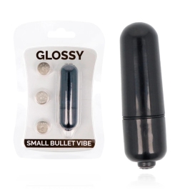 Glossy Small Bullet Black - Compact Waterproof Vibrating Device ABS 5.8cm Glossy Small Bullet Black - Compact Waterproof Vibrating Device ABS 5.8cm