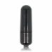 Glossy Small Bullet Black - Compact Waterproof Vibrating Device ABS 5.8cm