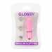Glossy Small Bullet Vibe Deep Rose ABS Compact Waterproof 58mm