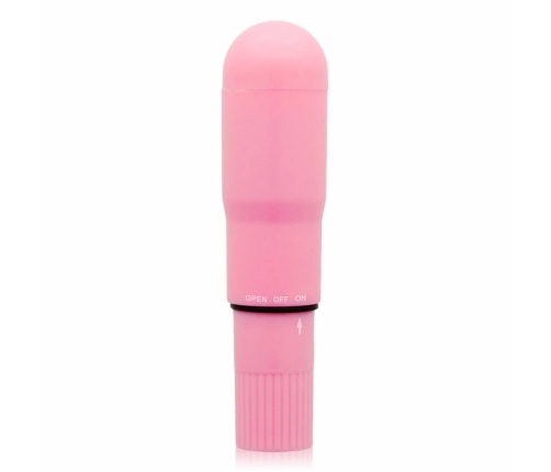 Glossy Pocket Vibrator Pink - Compact Waterproof ABS Model 107mm